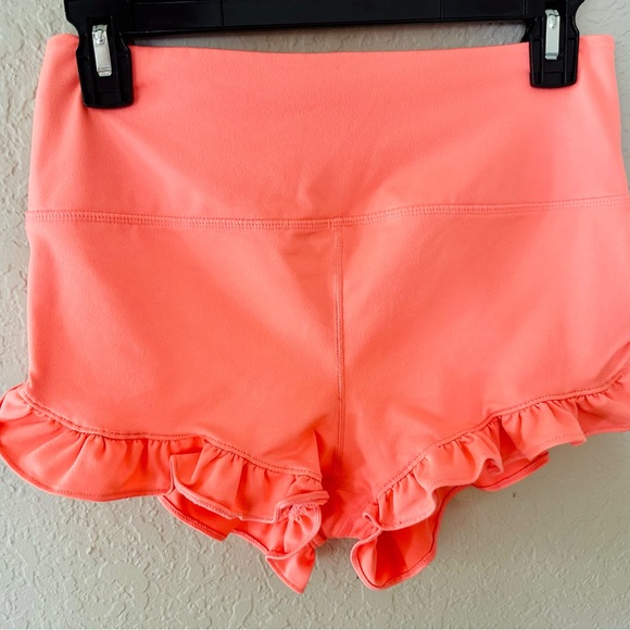 Free People Movement Solid Plie All Day Shorts Corsican Sea - Picture 4 of 5